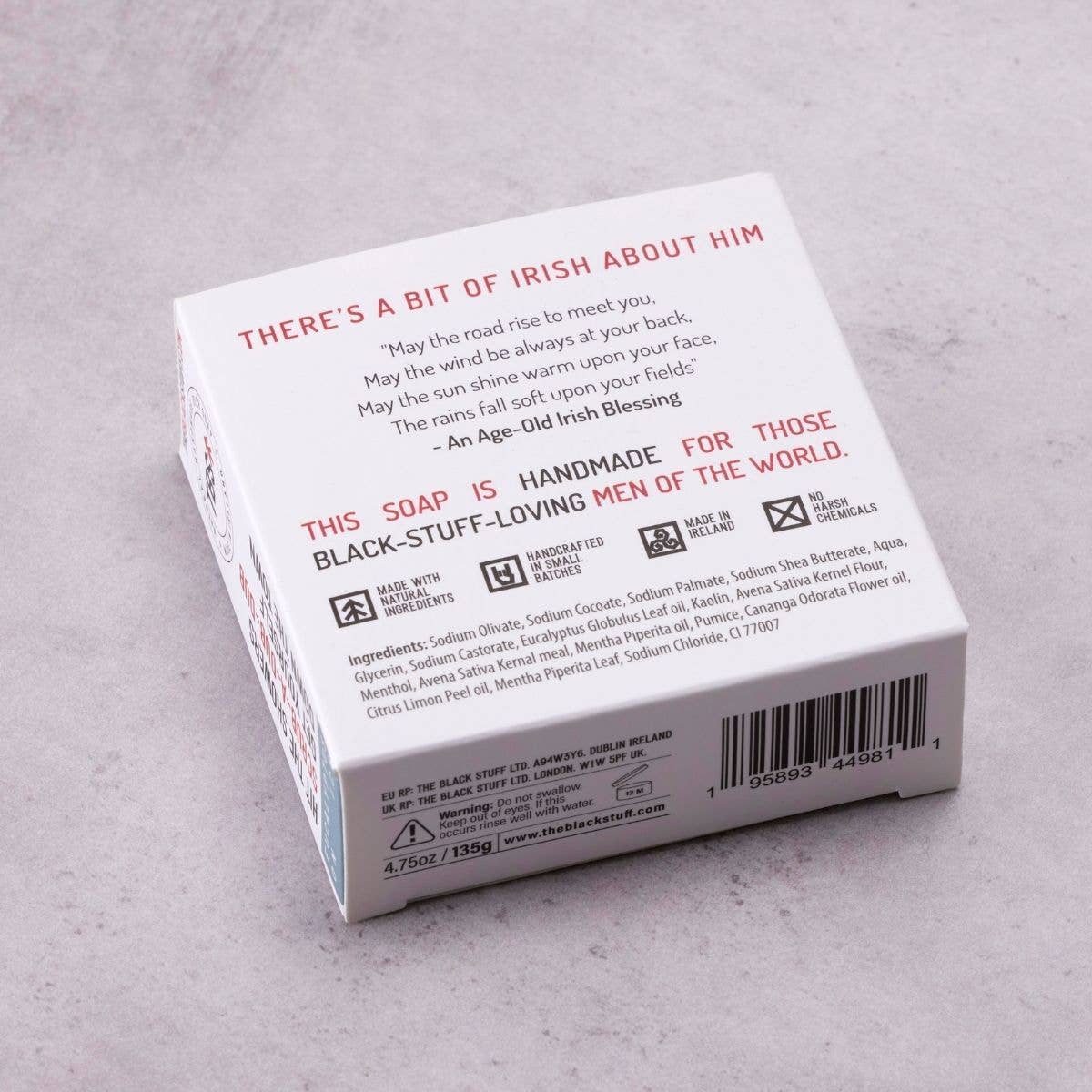 The Black Stuff Eucalyptus on Ice Soap