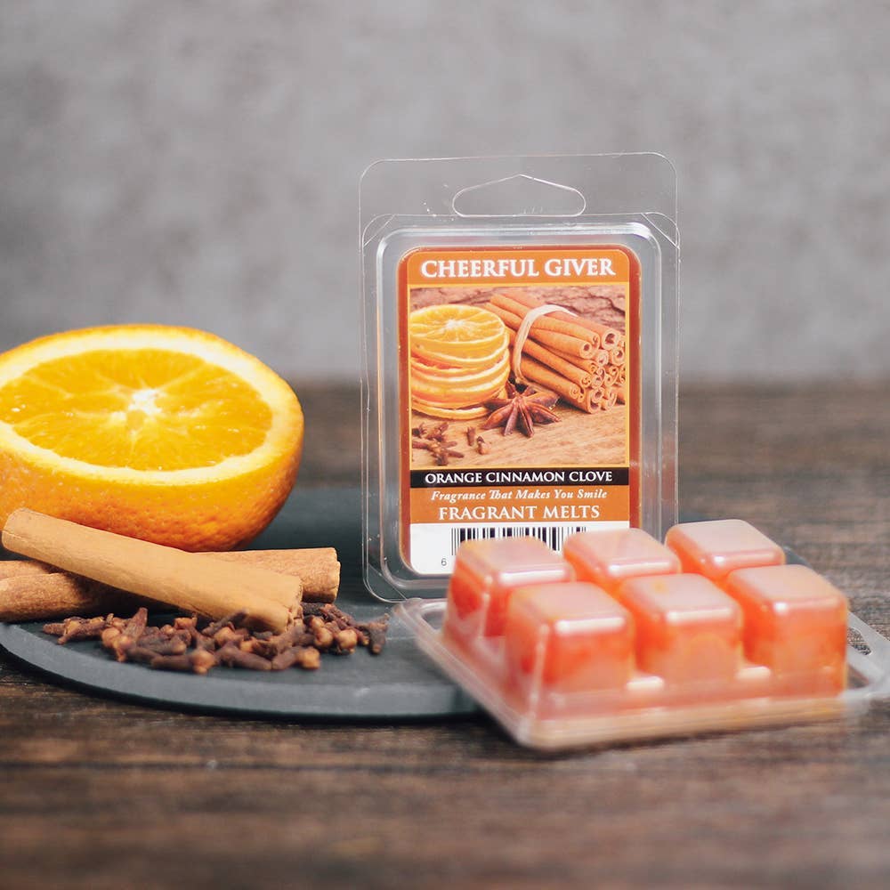 Cheerful Candle Orange Cinnamon Clove Wax Melts