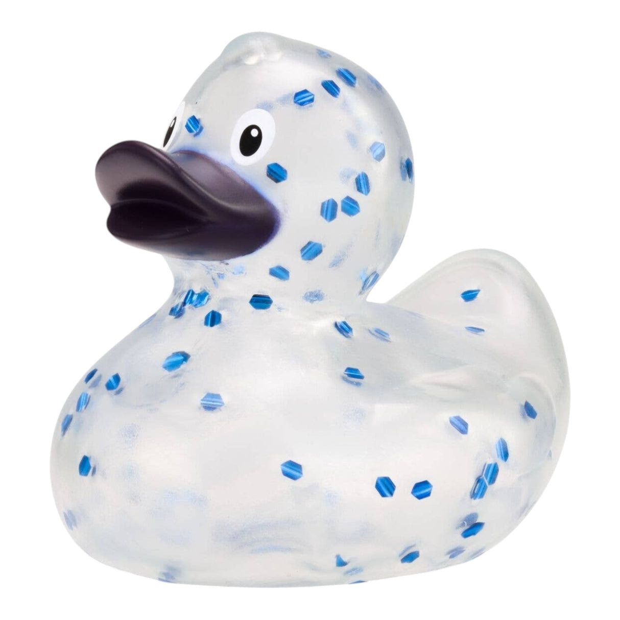 Bibi Blue Glitter Rubber Duck