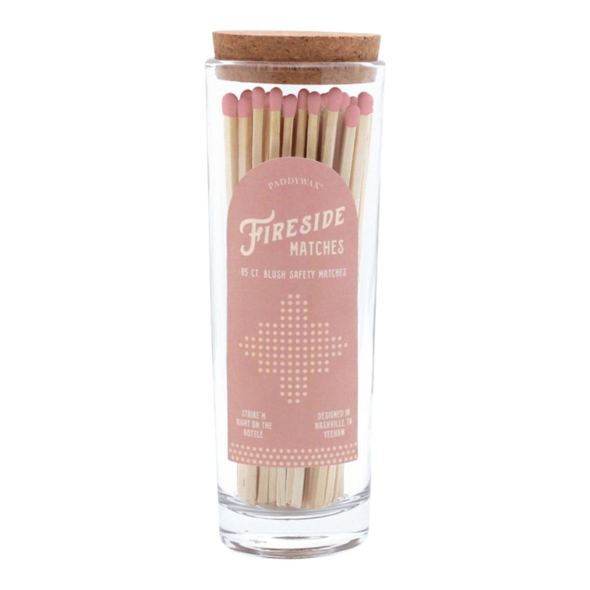 Paddywax Fireside Safety Matches (85 Pcs) - Blush Pink