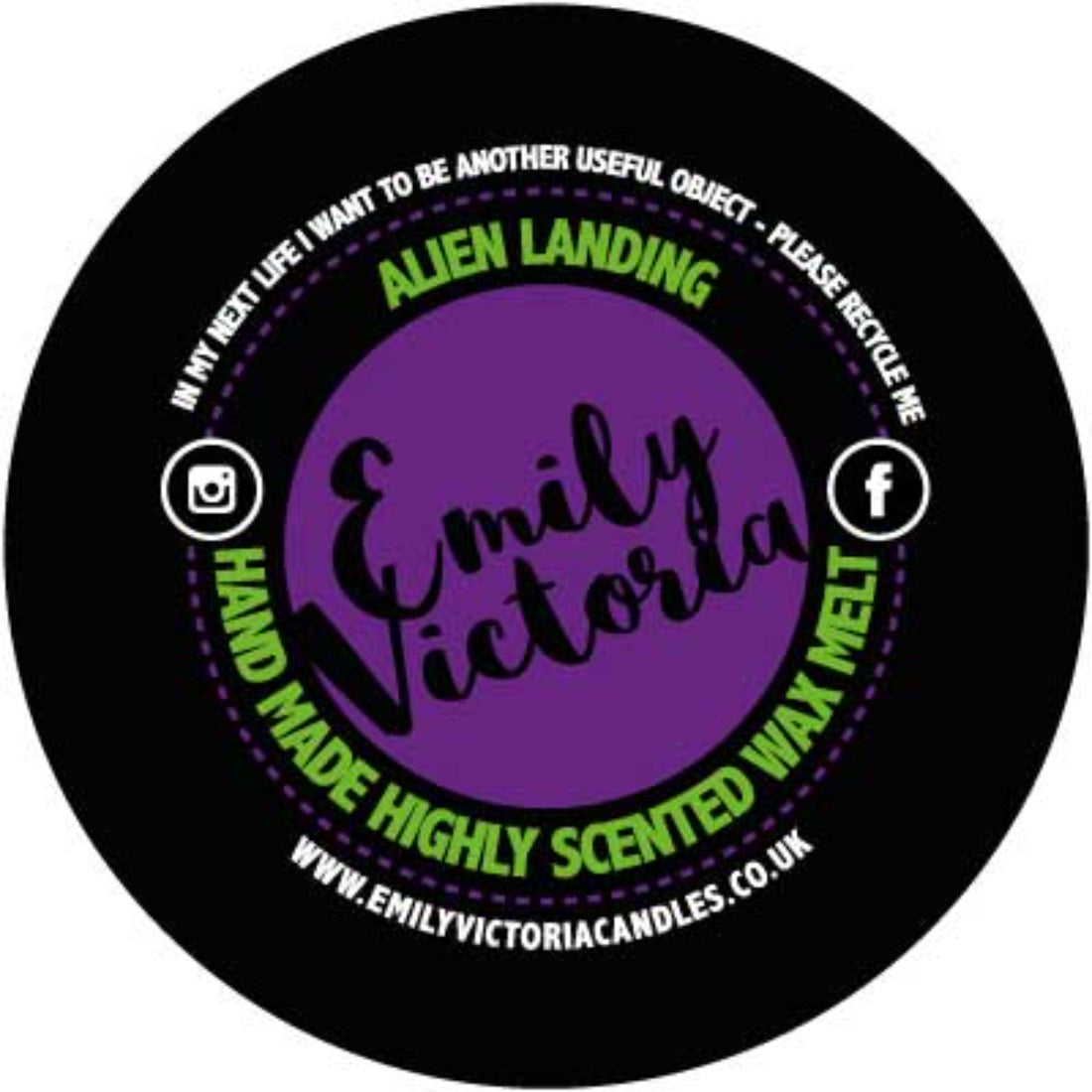 Emily Victoria Alien Landing Wax Melt