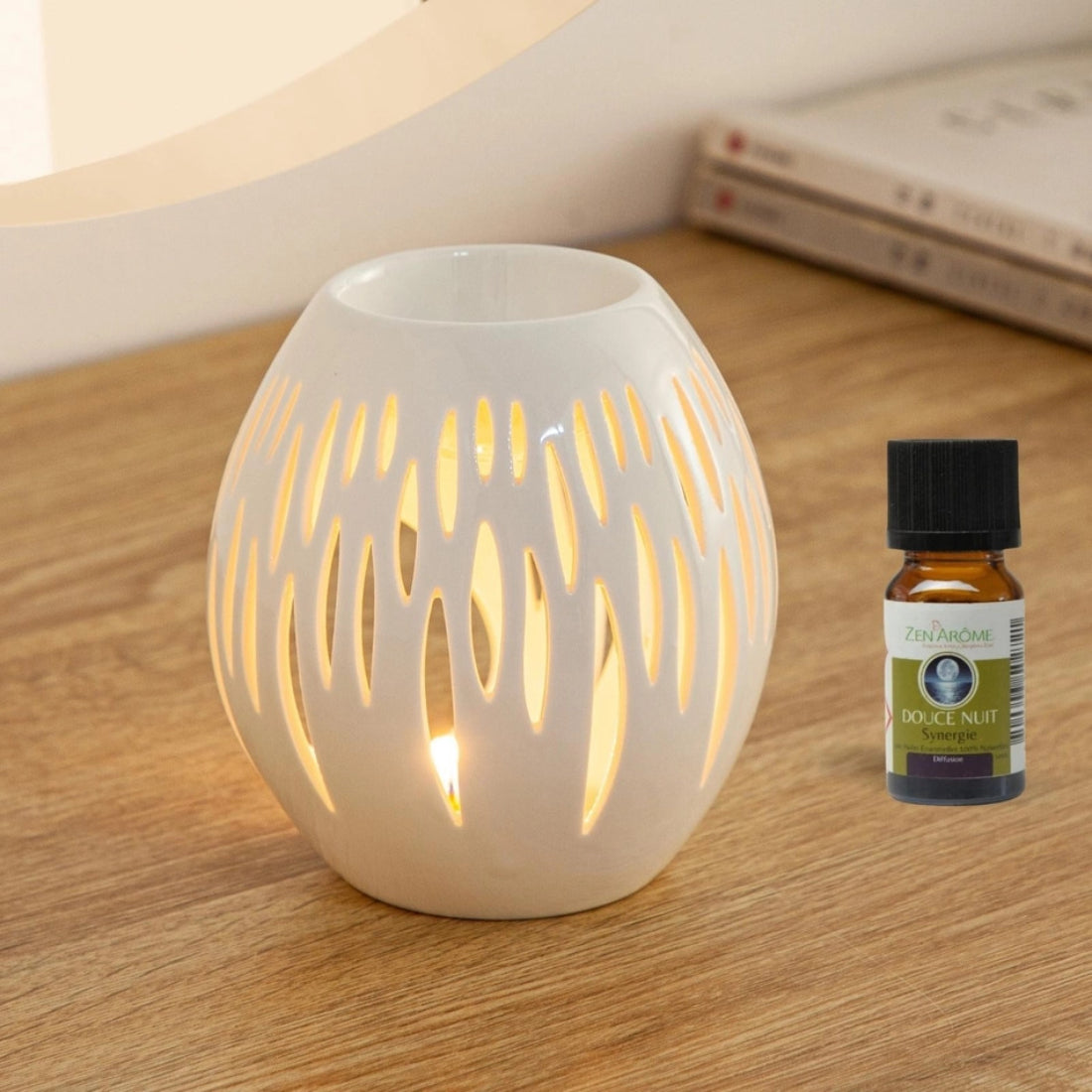 Zen Aroma Ovali Blanc Burner