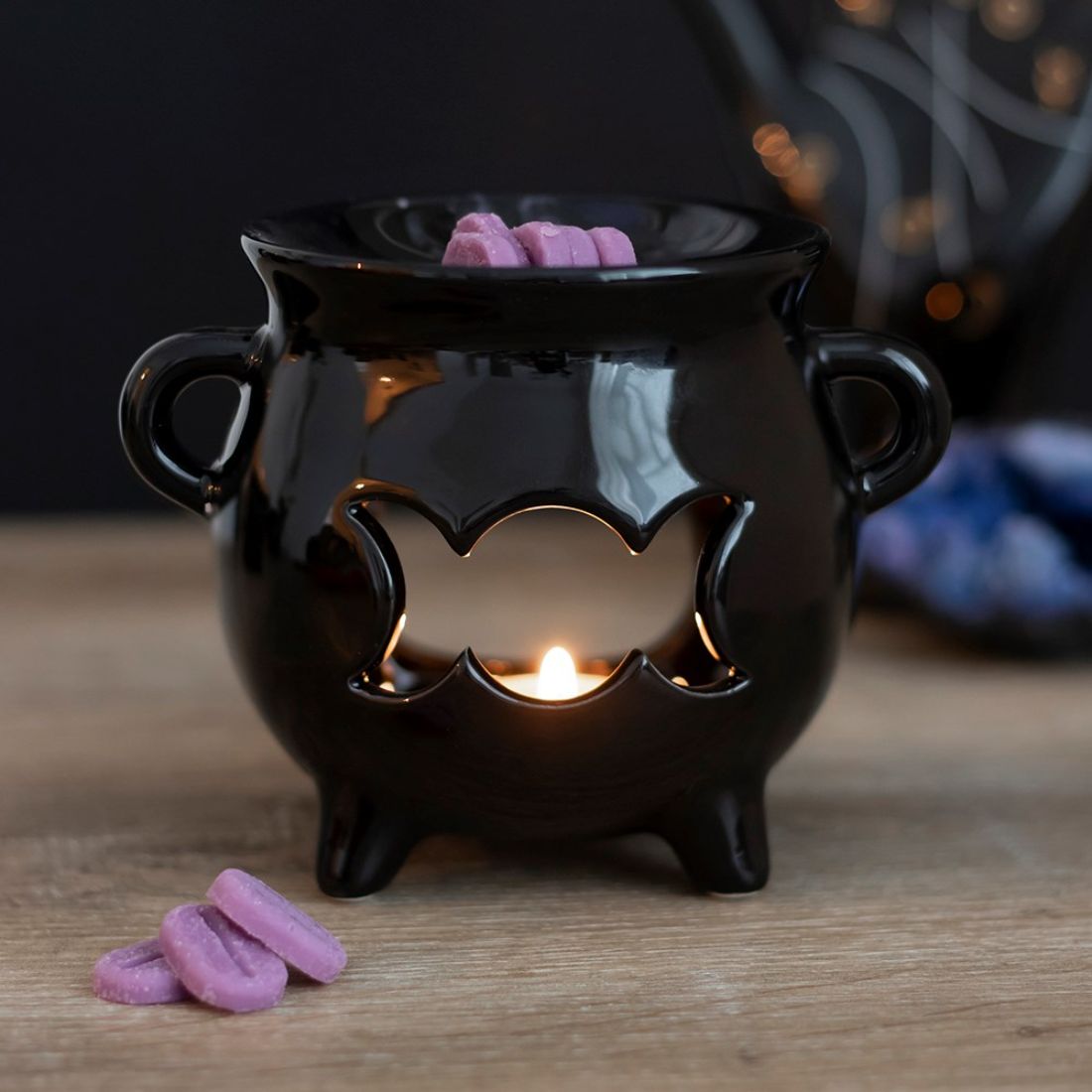 SD Triple Moon Cauldron Oil Burner