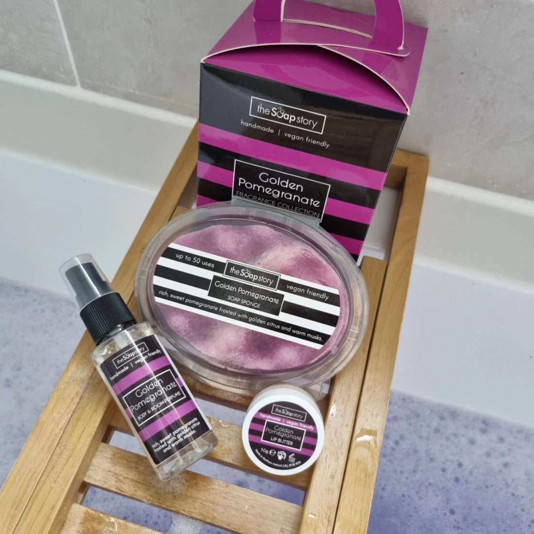 Golden Pomegranate Fragrance Collection Gift