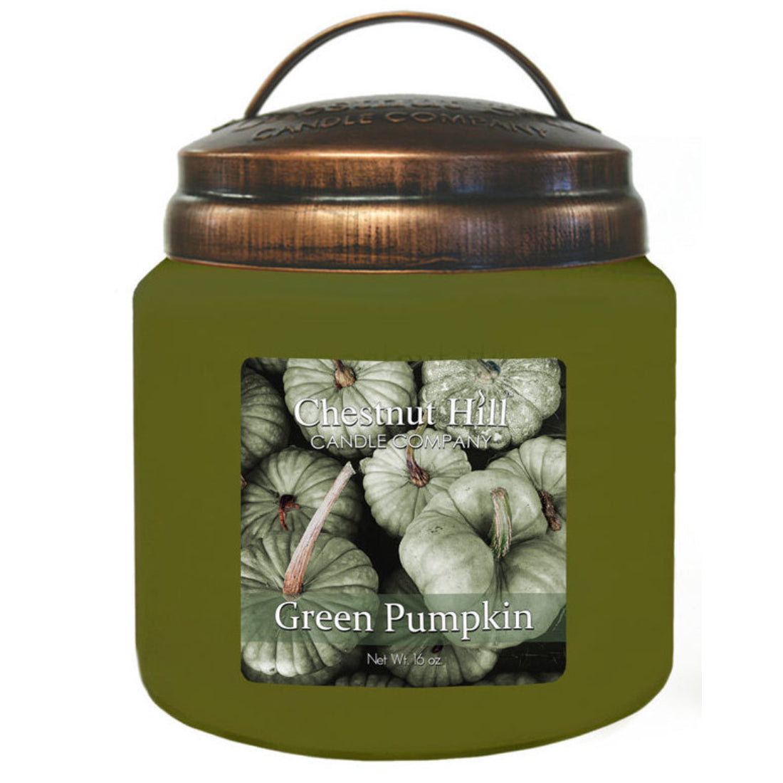 Chestnut Hill Green Pumpkin Jar Candle