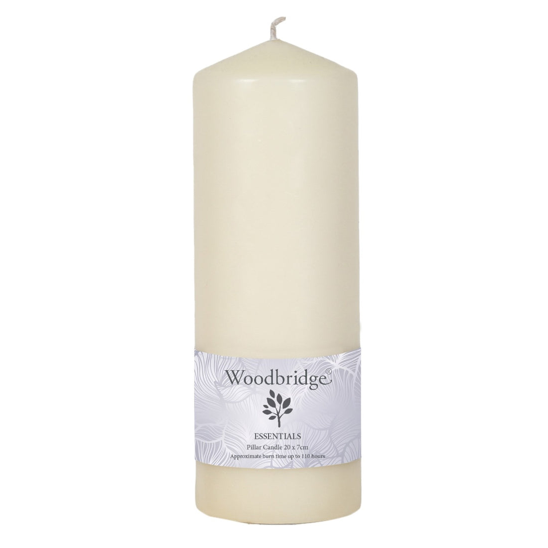 Woodbridge Ivory Unscented Pillar Candle