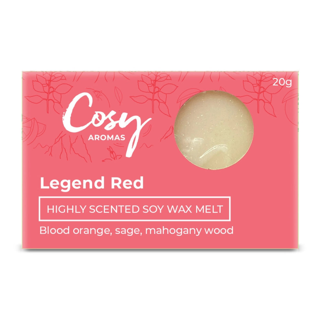 Cosy Aromas Legend Red Wax Melt
