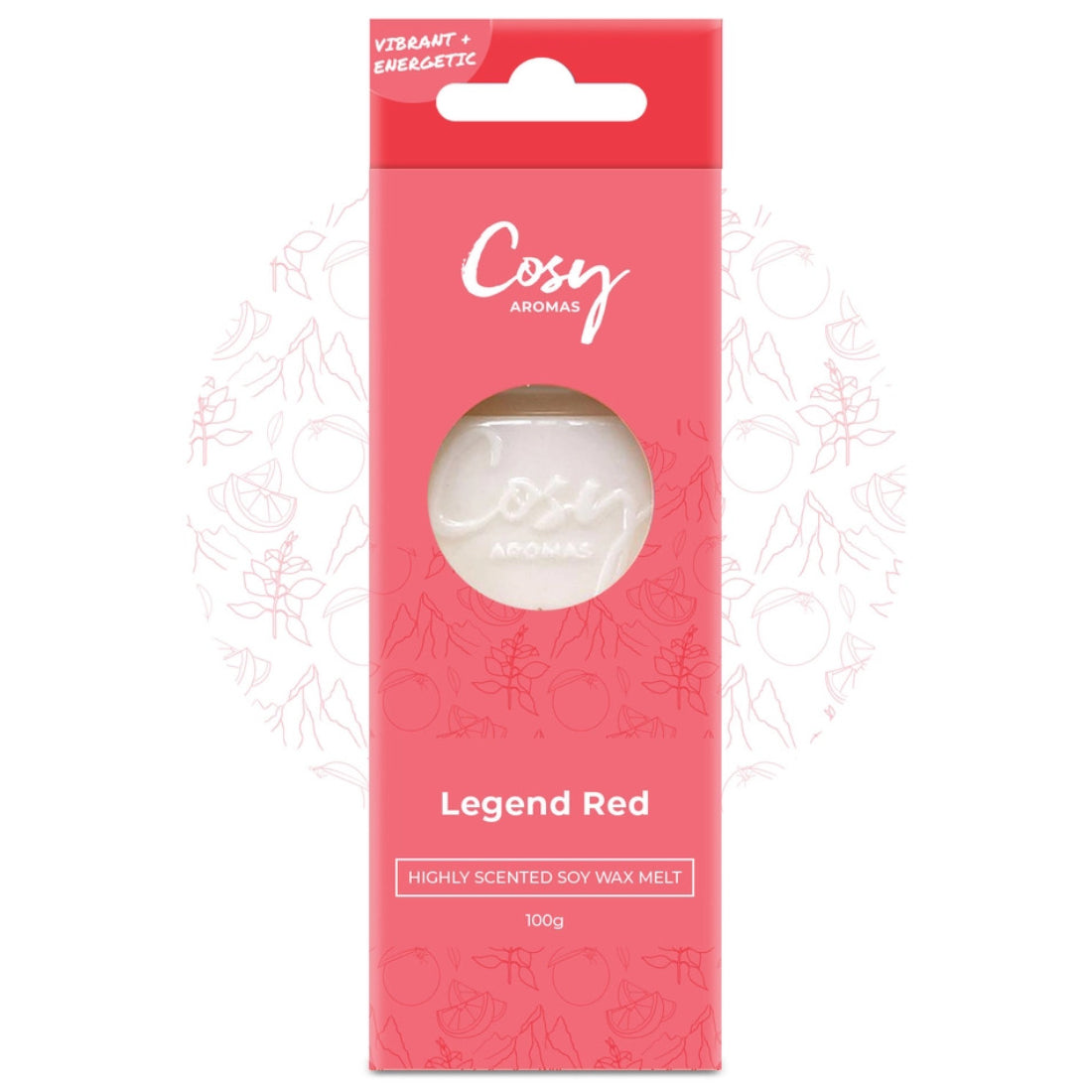 Cosy Aromas Legend Red Wax Melt