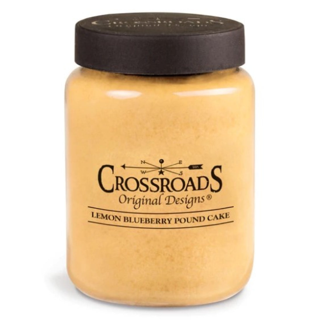 Crossroads Candles Lemon Blueberry Jar Candle