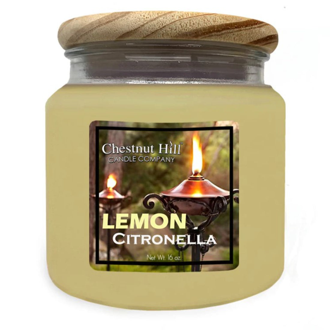 Chestnut Hill Lemon Citronella Jar Candle