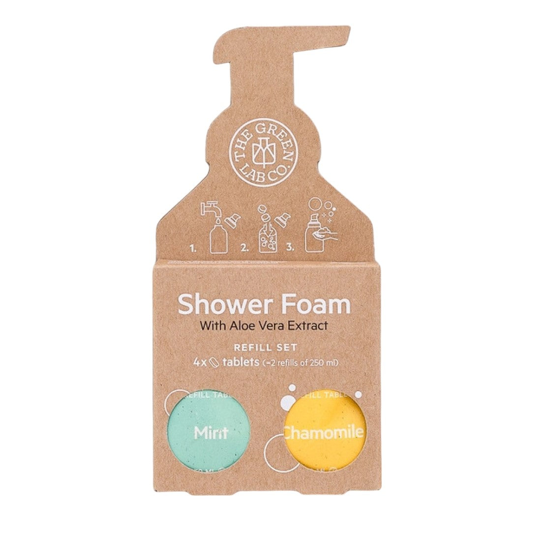 Shower Foam Tablet Refill Set