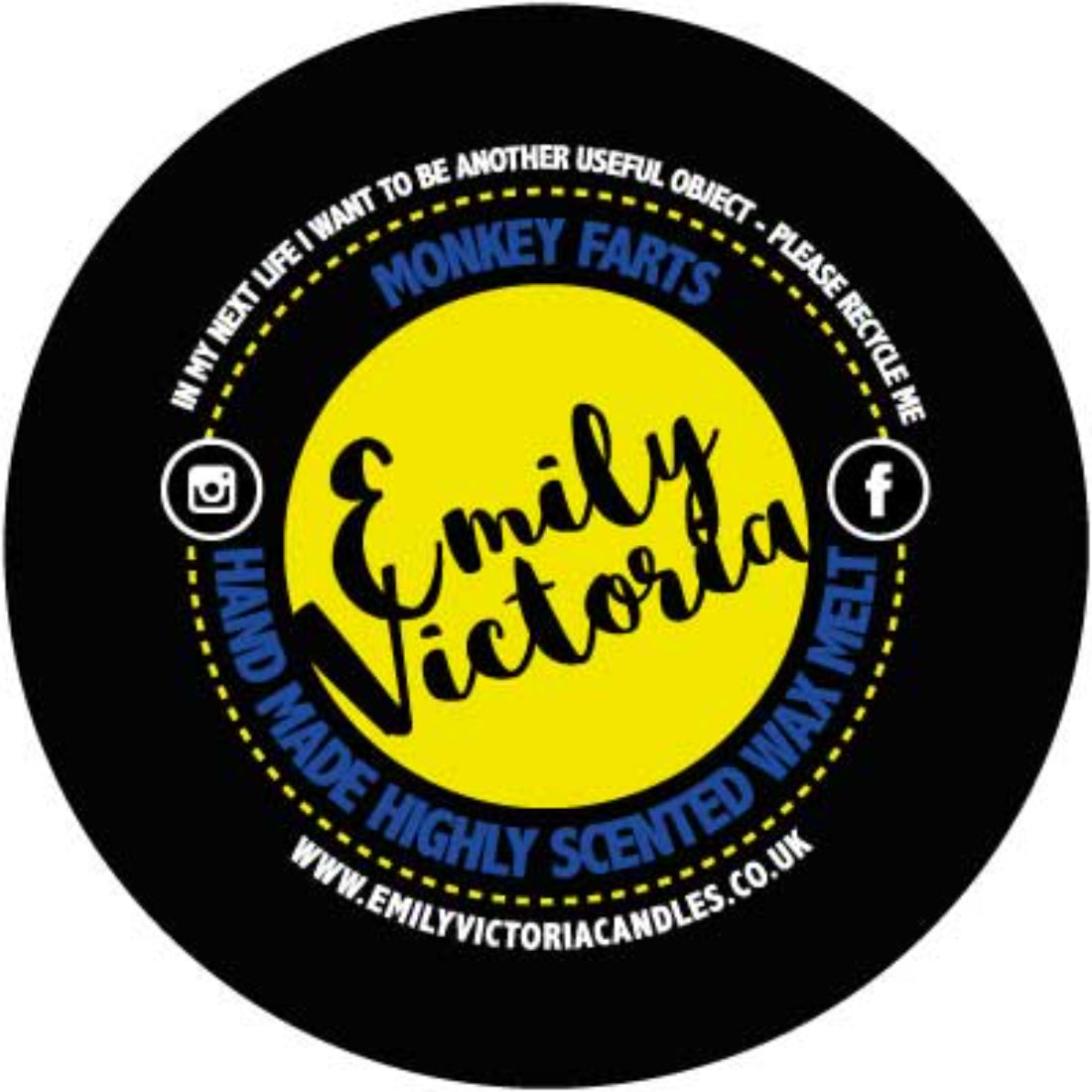 Emily Victoria Monkey Farts Wax Melt