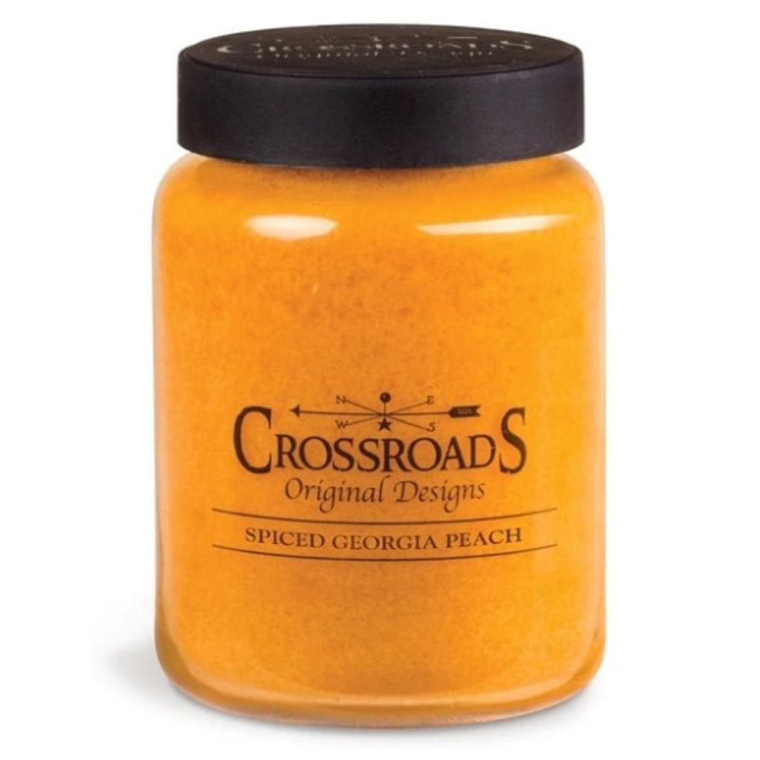 Crossroads Candles Spiced Georgia Peach Jar Candle