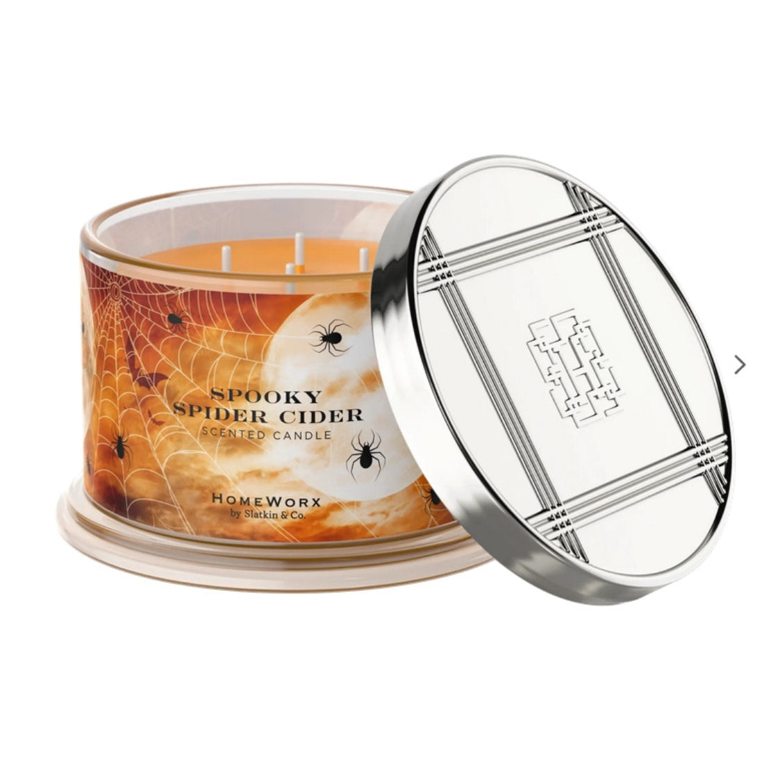 Homeworx Spooky Spider Cider Jar Candle