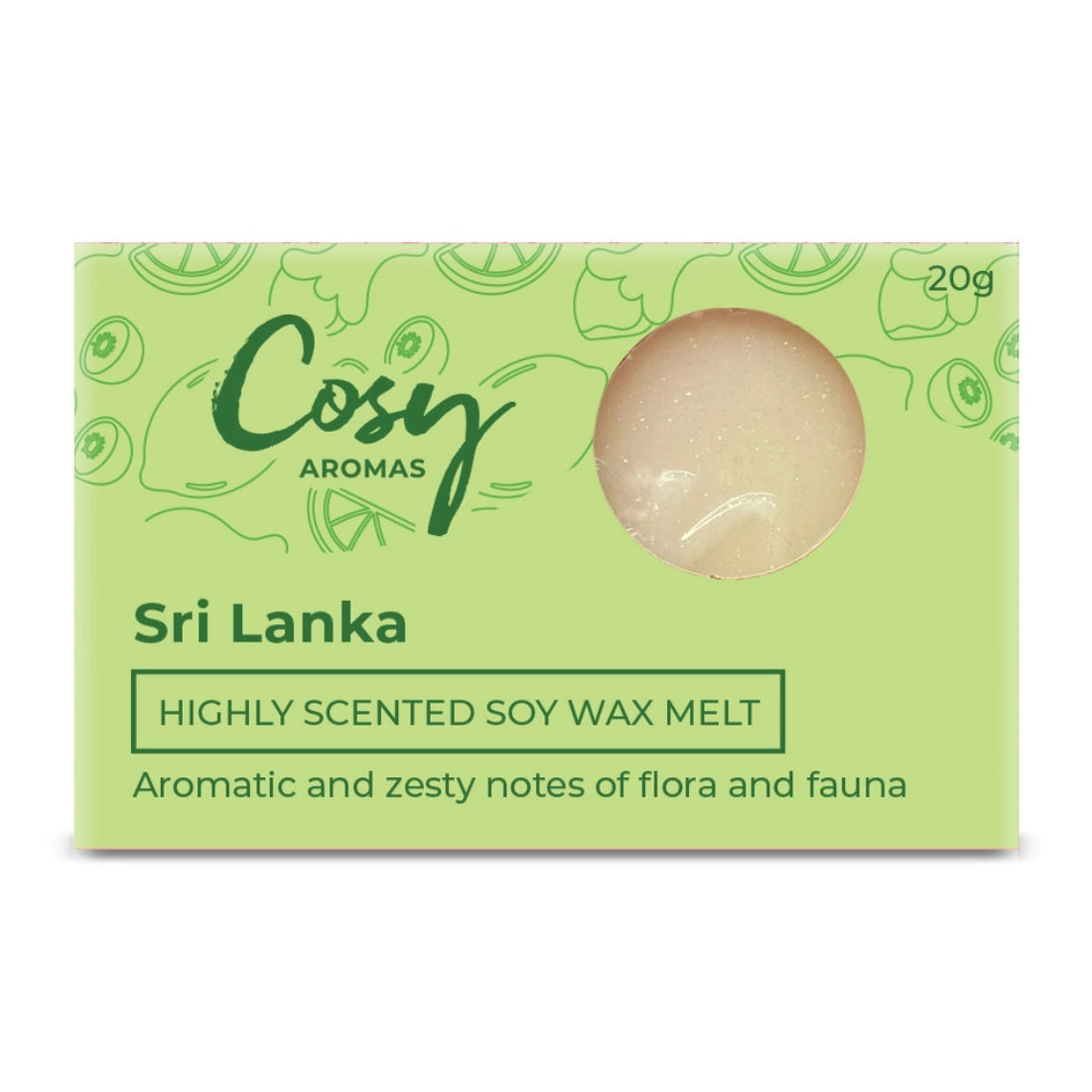 Cosy Aromas Sri Lanka Wax Melt
