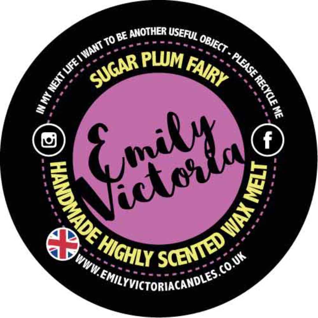 Emily Victoria Sugar Plum Fairy Wax Melt