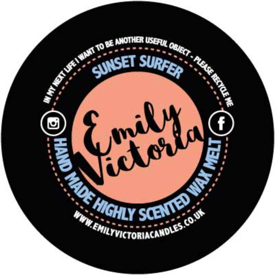 Emily Victoria Sunset Surfer Wax Melt