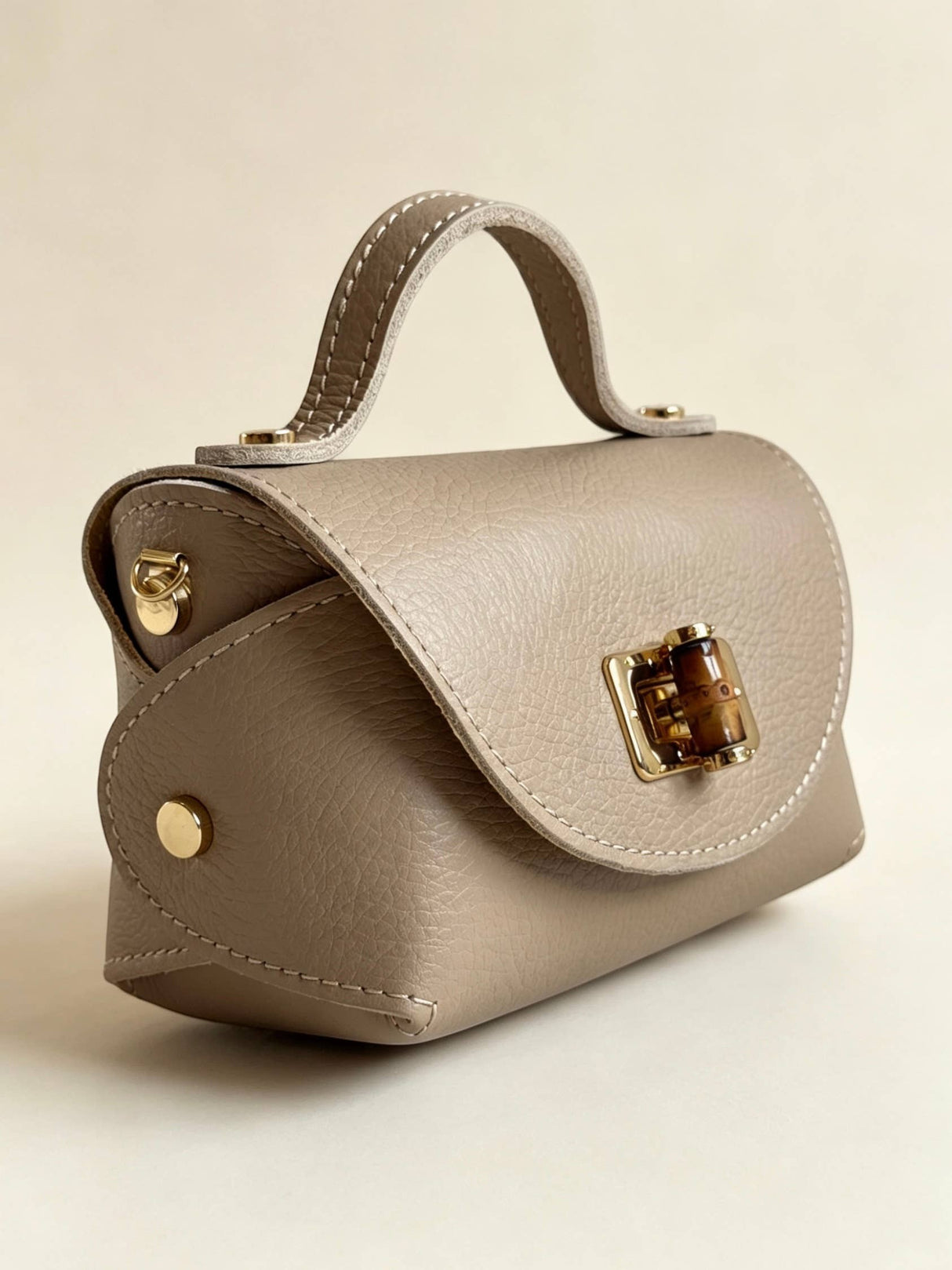 Nanabags Mini Bag in Hammered Leather