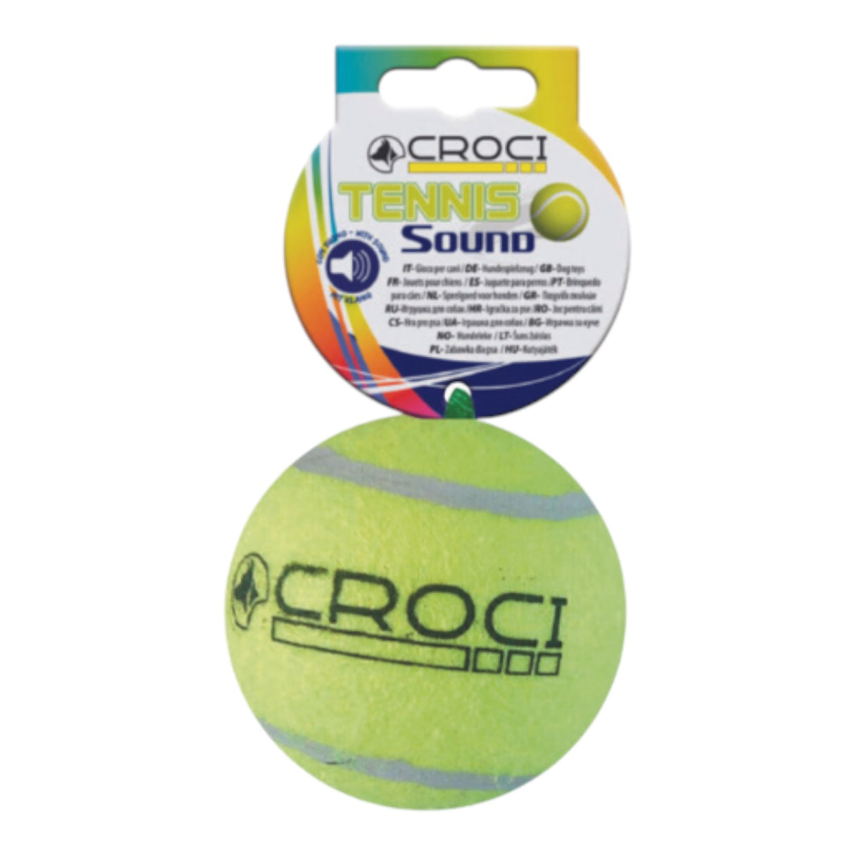 Croci Sound Tennis Ball for Dogs