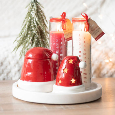 Something Different Santa Hat Tealight & Incense Holder
