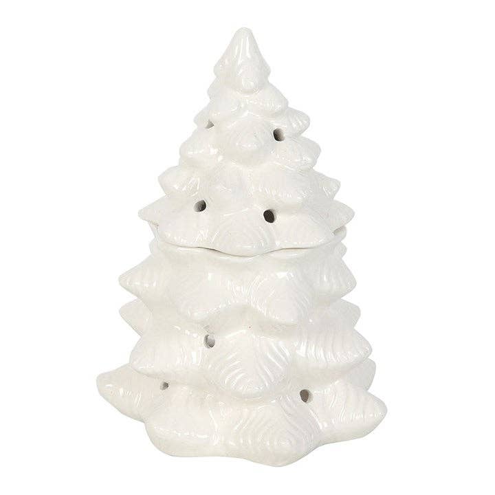 Something Different White Winter Fir Tree Wax Burner