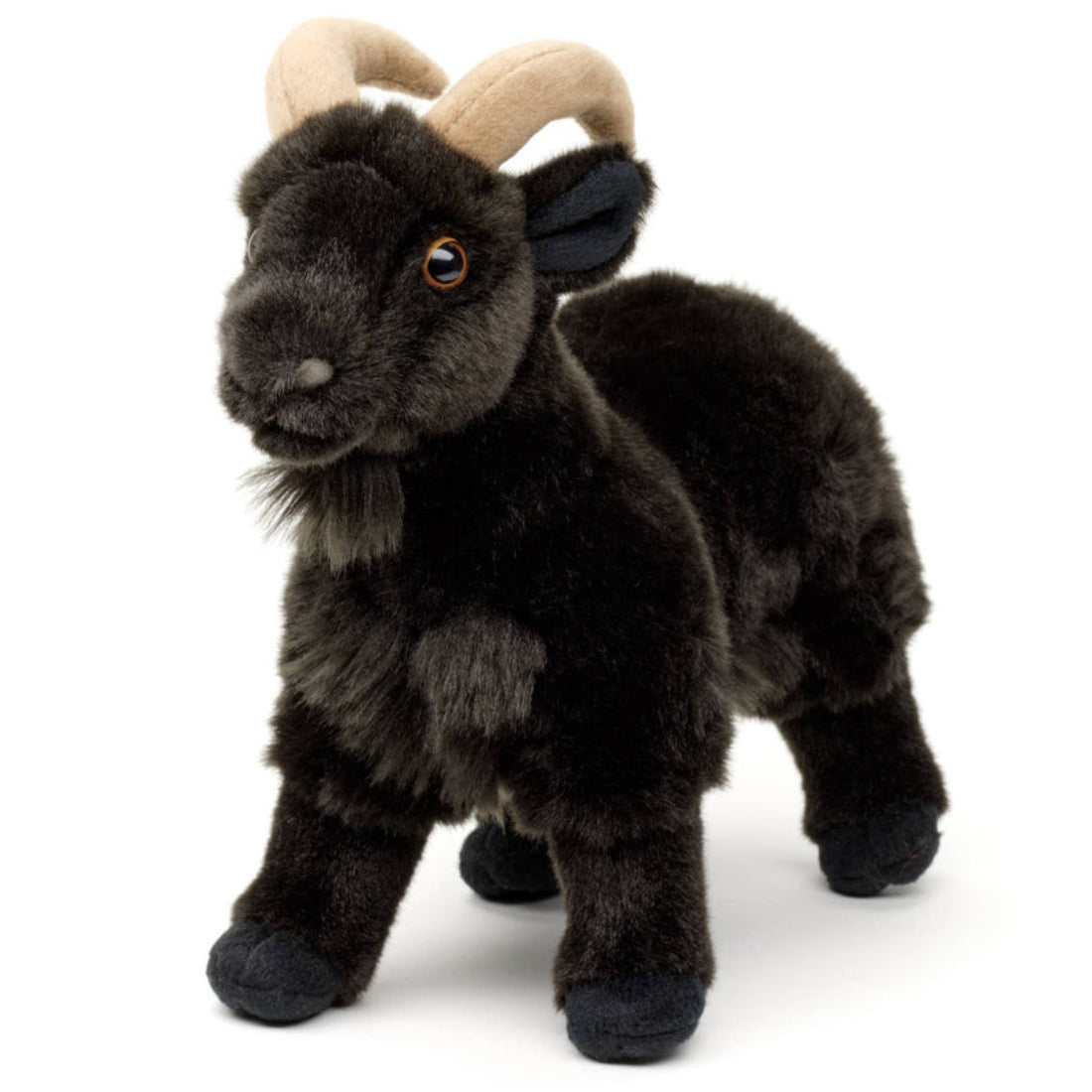 Uni Toys Black Mountain Goat 29cm Plush Toy
