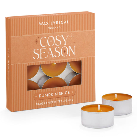 Wax Lyrical Cosy Season Pumpkin Season Tealights