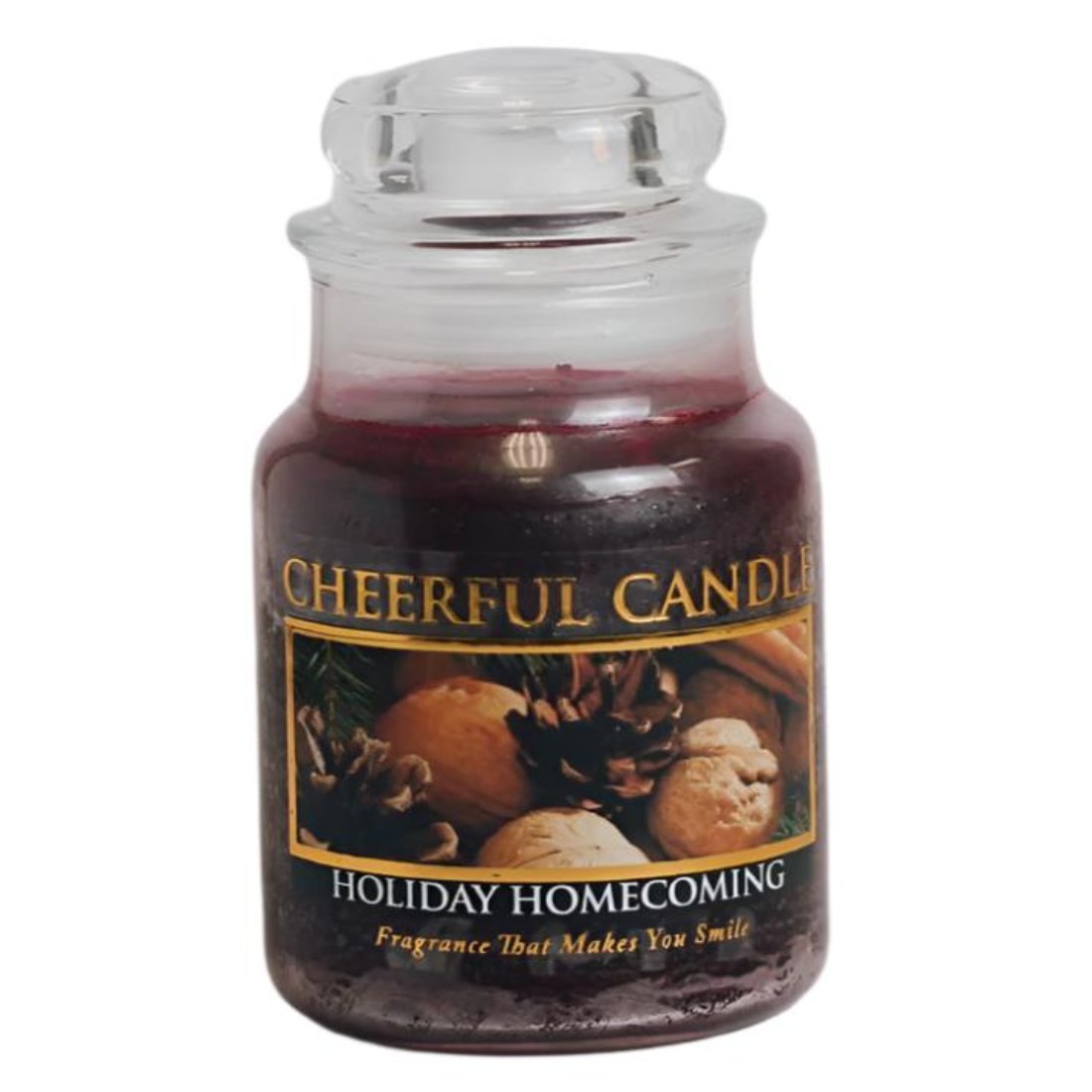 Cheerful Candle Holiday Homecoming Jar Candle