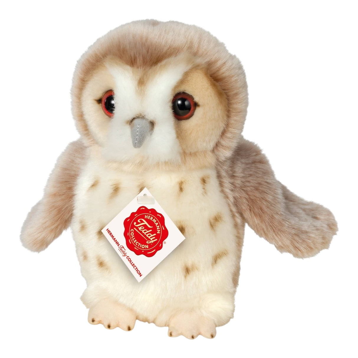 Teddy Hermann Beige Owl 20cm Plush Toy