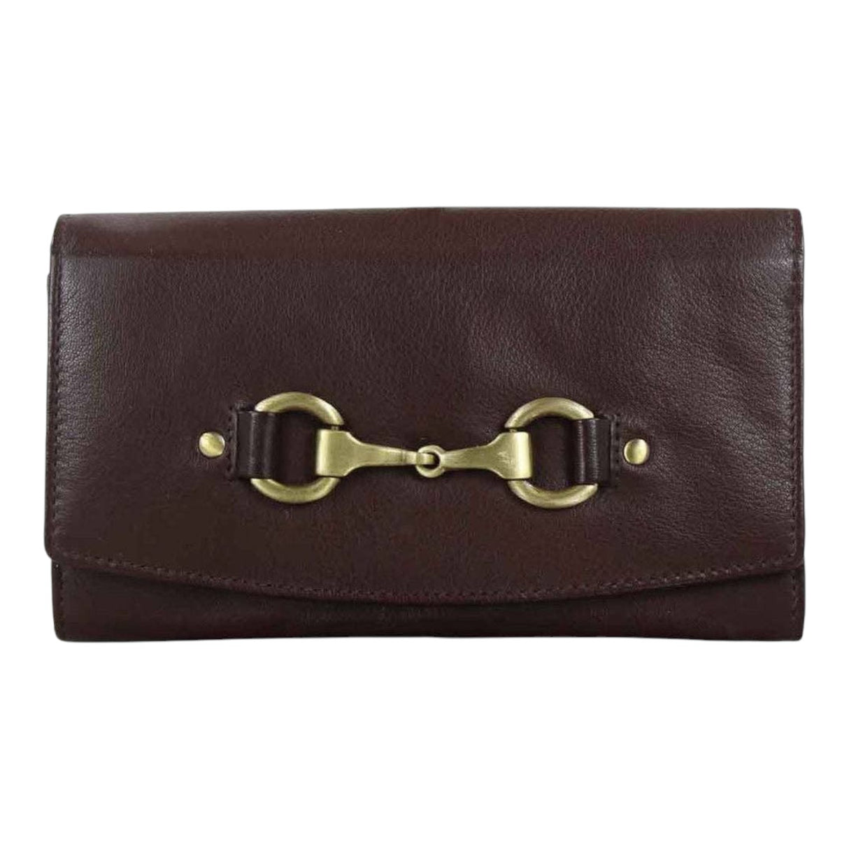 Grays 1922 Sadie Purse with Snaffle in Brown Leather