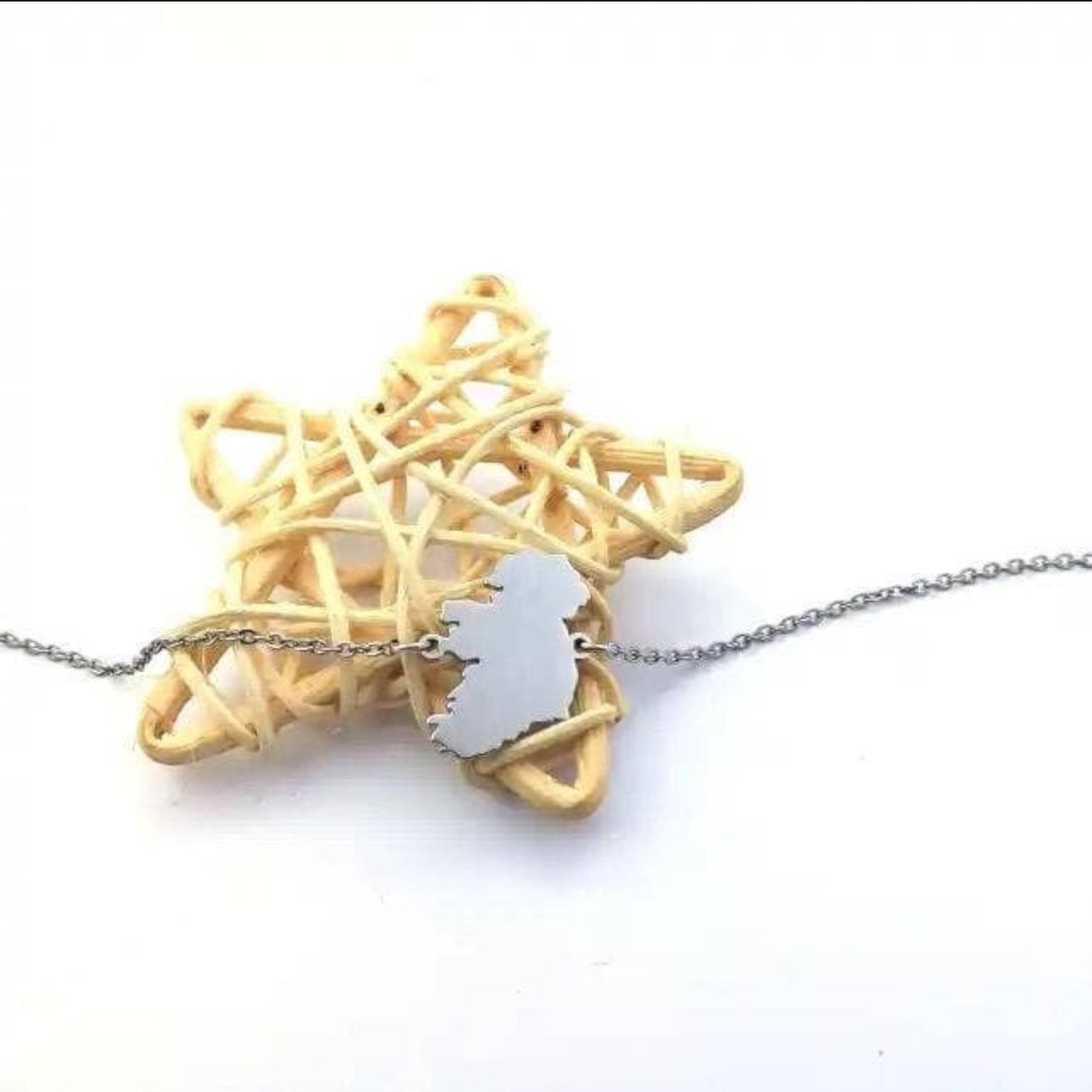CastleKnock Designs Map of Ireland Silver Bracelet