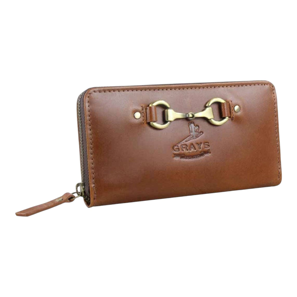 Grays 1922 Sally Snaffle Purse in Natural Leather