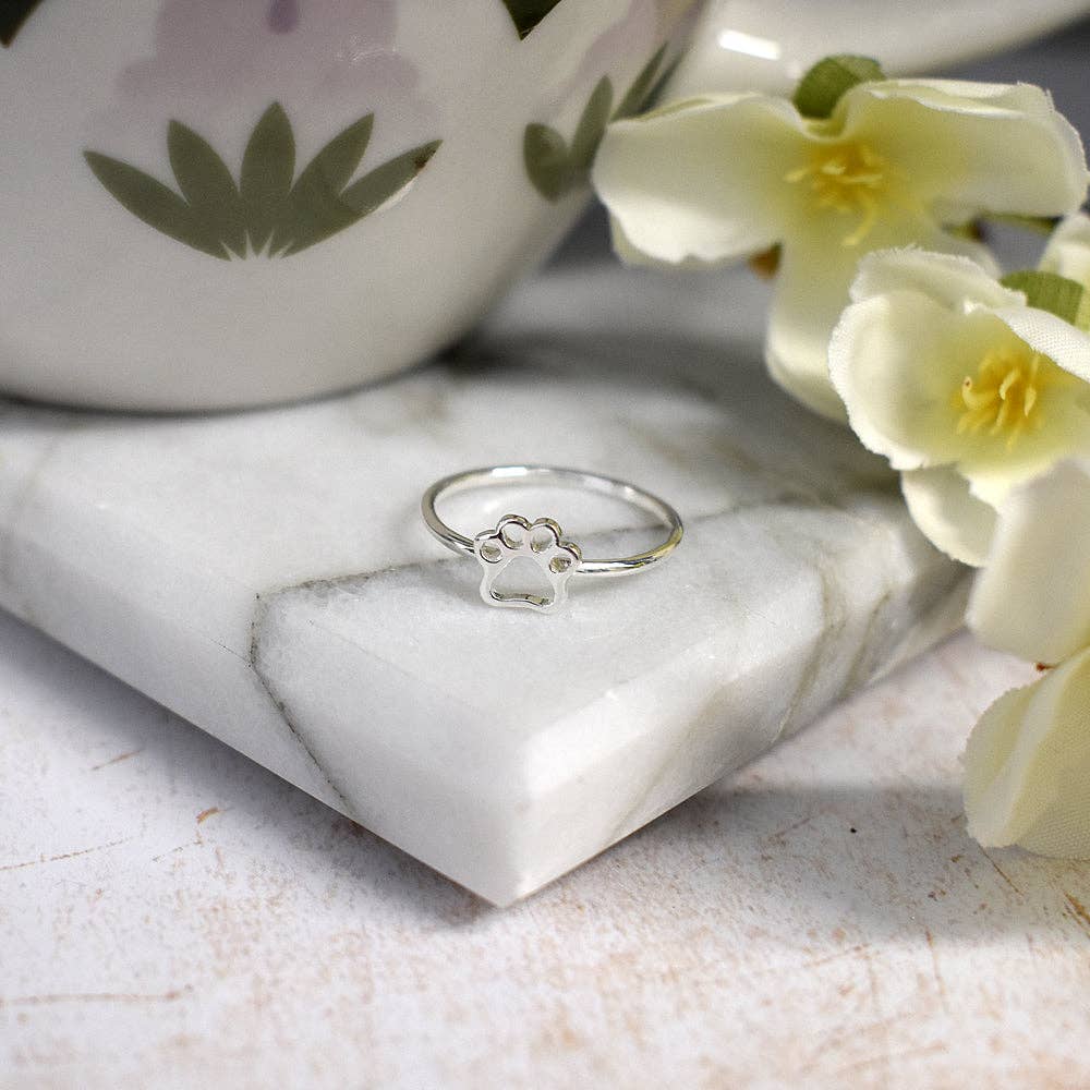 Kali Ma Matilda Paw Print Ring