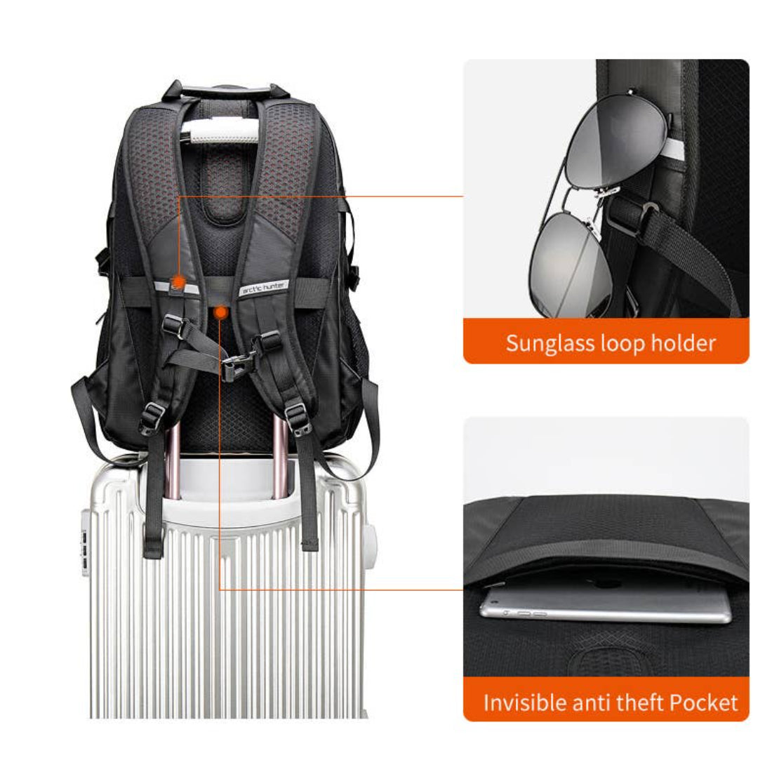 Marina Galanti Black Medium Backpack