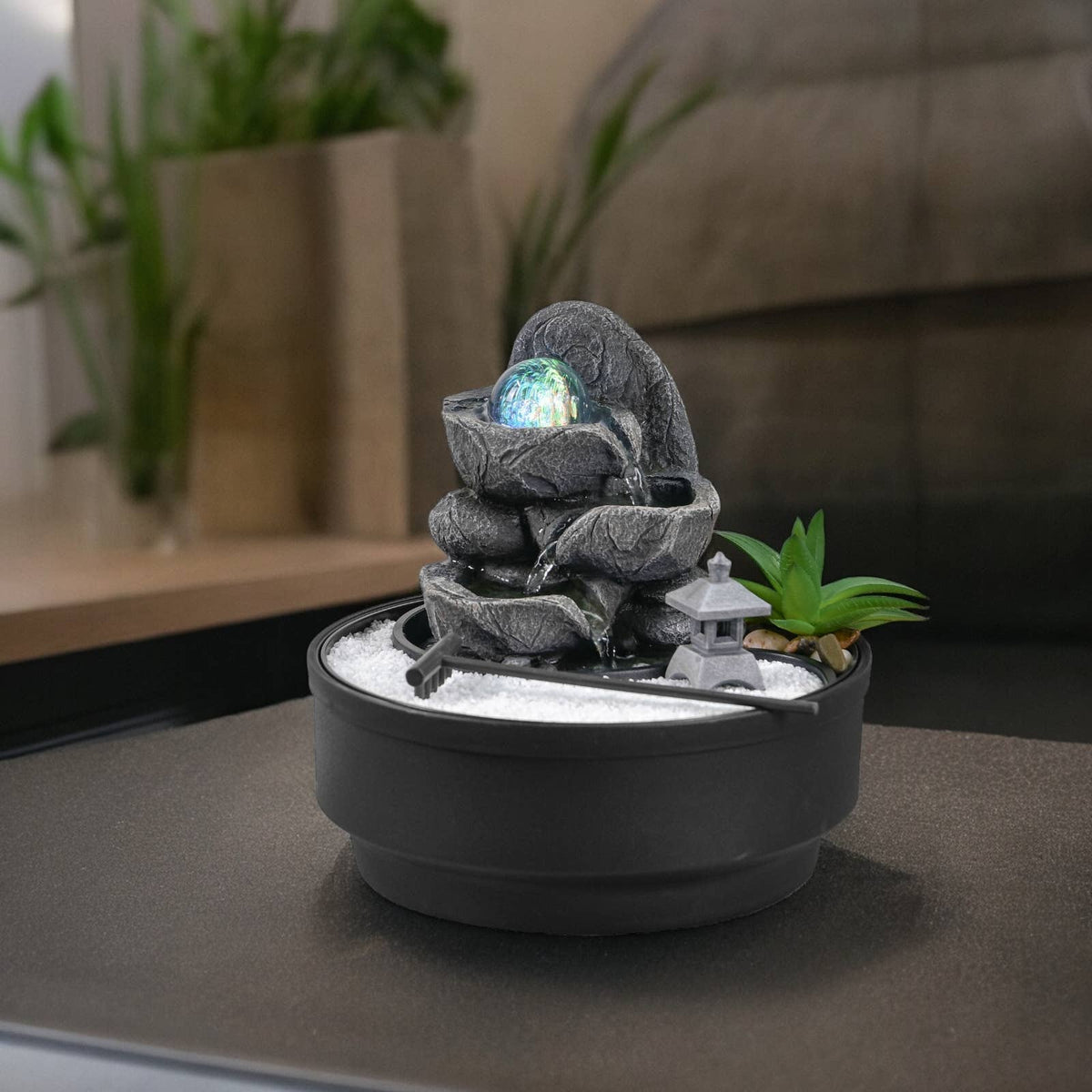 Zen Aroma Zen Garden & Bogota Indoor Fountain