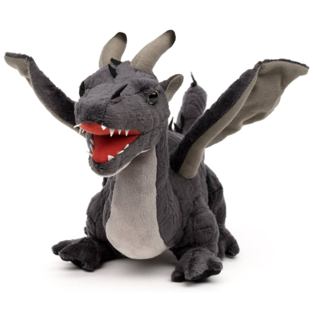 Uni Toys Grey Dragon 34cm Plush Toy