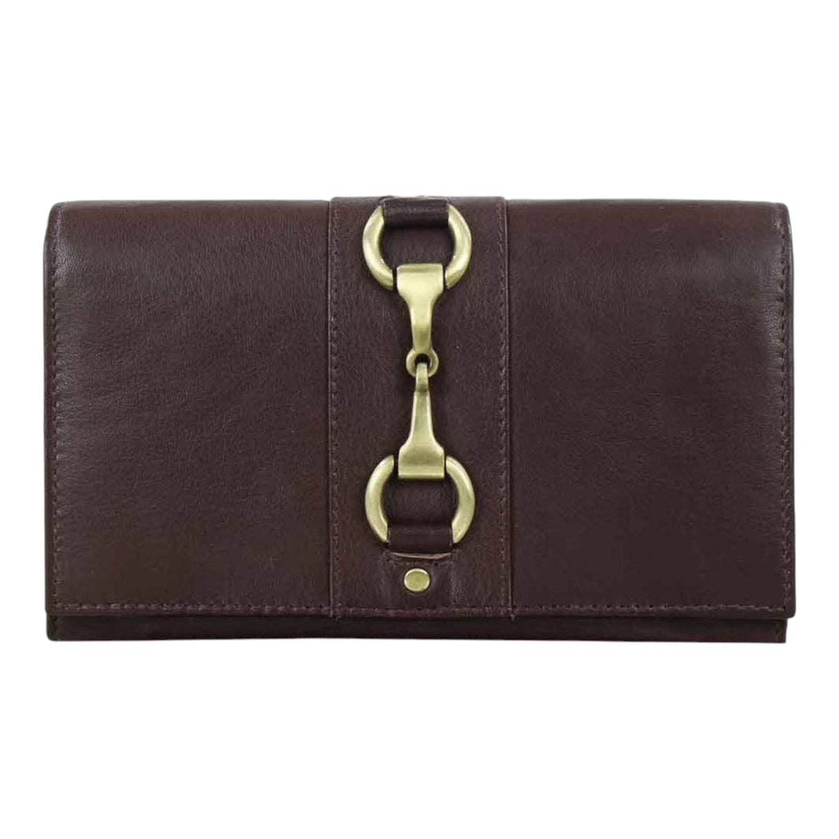 Grays 1922 Isla Purse with Snaffle in Brown Leather