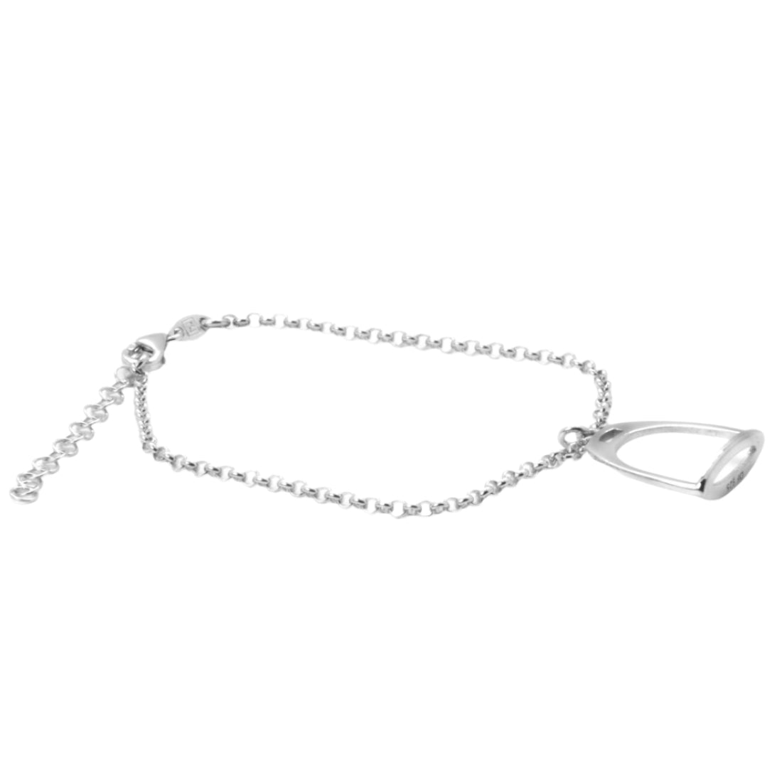 Talisman Silver Stirrup Bracelet