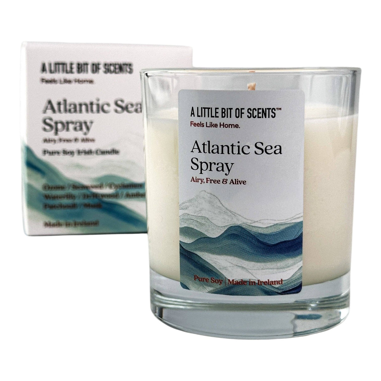 A Little Bit Of Scents Atlantic Sea Spray Scented Candle
