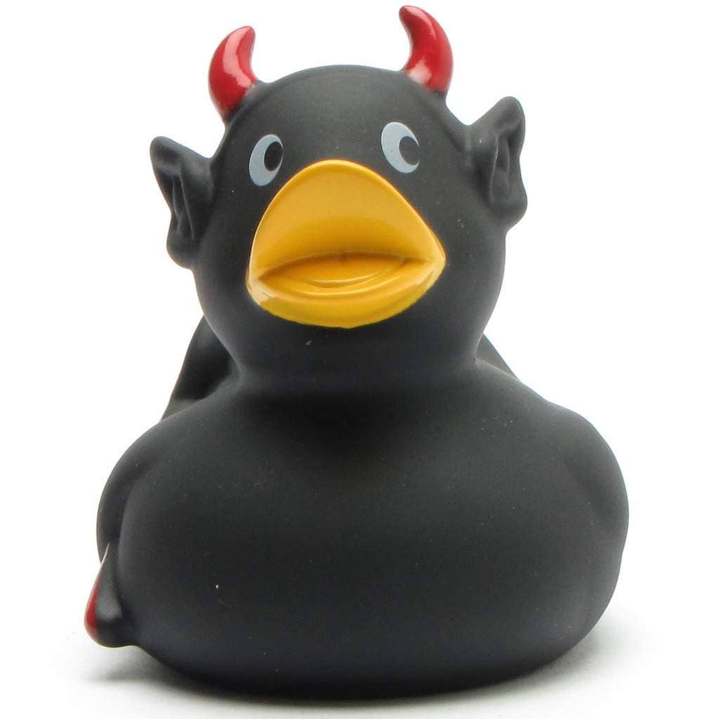 Duckshop Black Devil Rubber Duck
