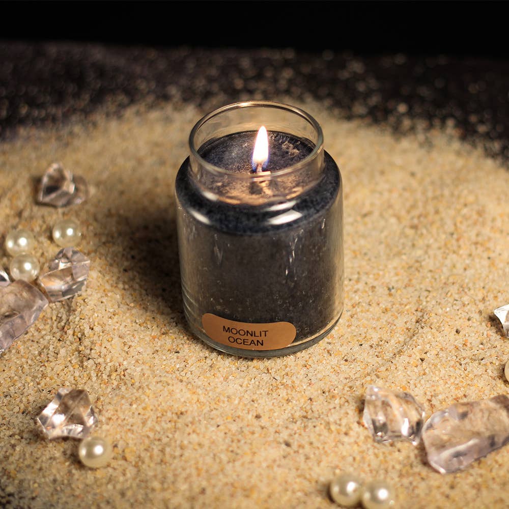 Cheerful Candle Moonlit Ocean Candle