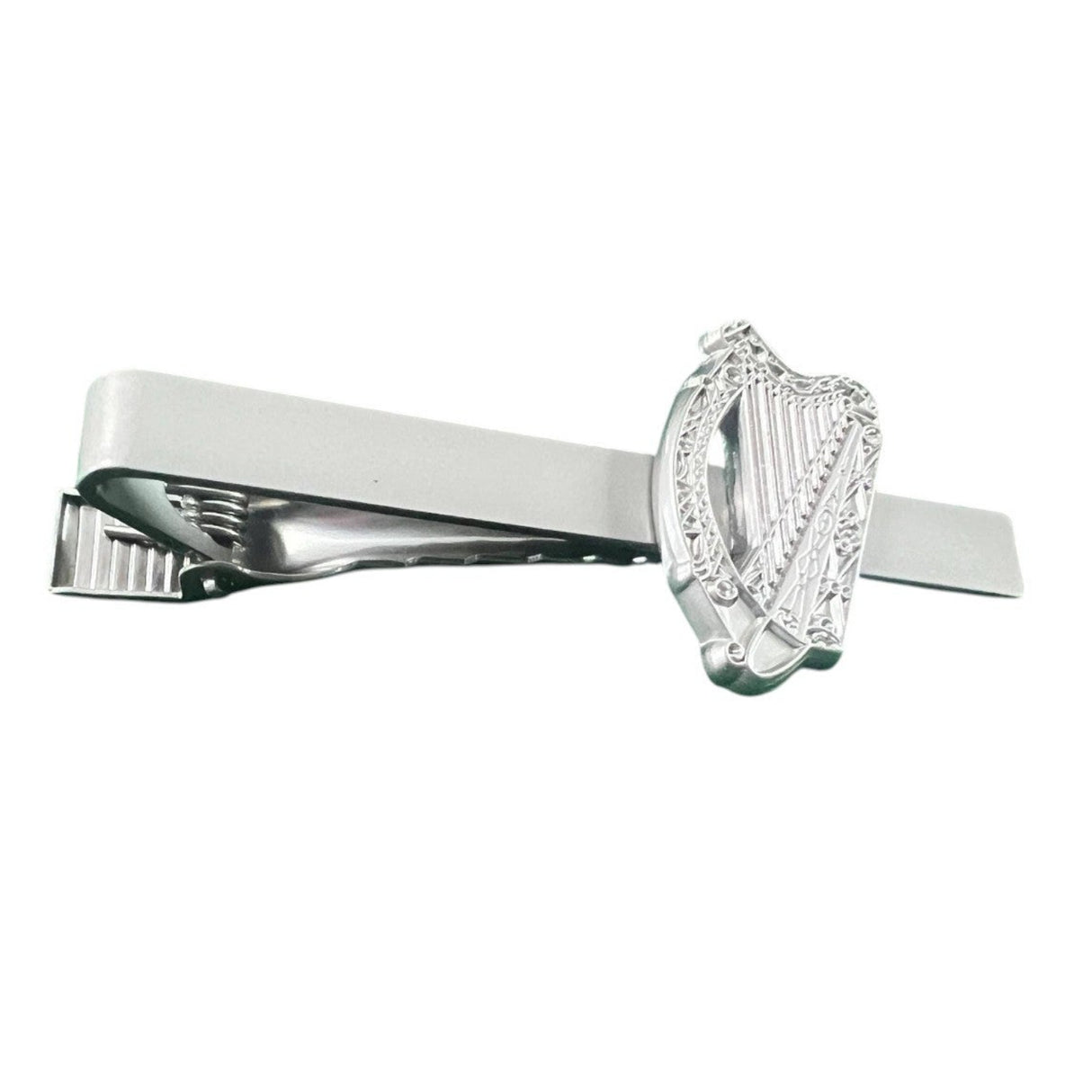 CastleKnock Designs Irish Harp Tieclip - Silver