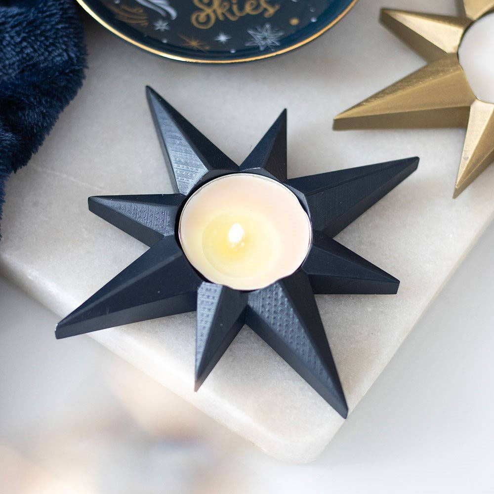 SD Navy Star Tealight Candle Holder