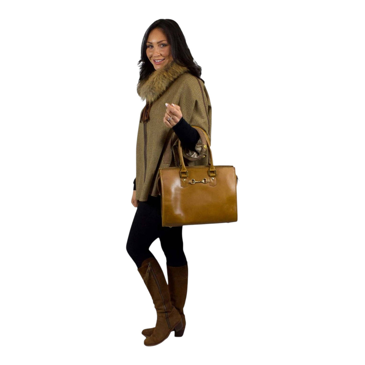 Grays 1922 Abigail Snaffle Handbag - Antique Tan
