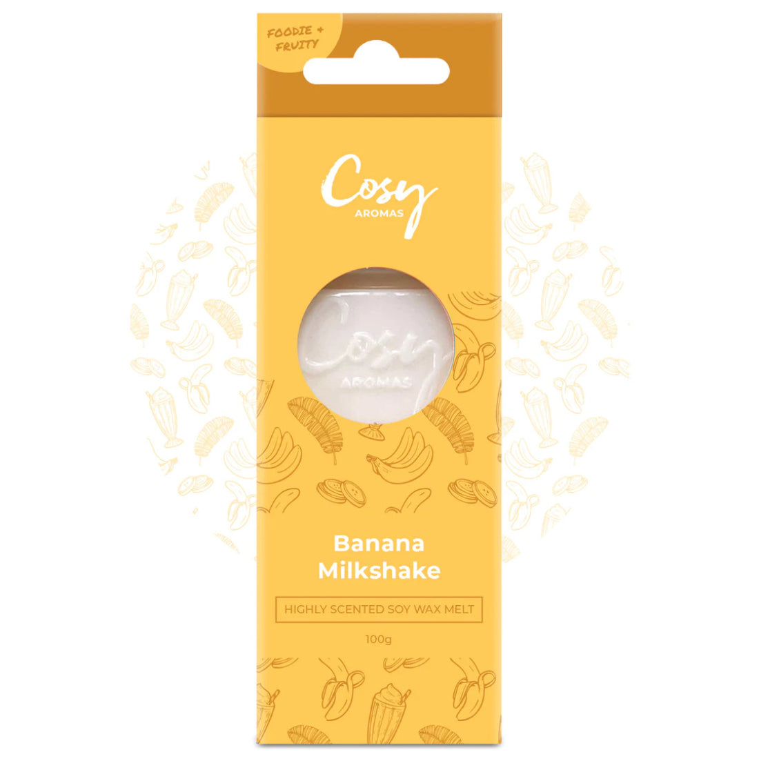 Cosy Aromas Banana Milkshake Wax Melt