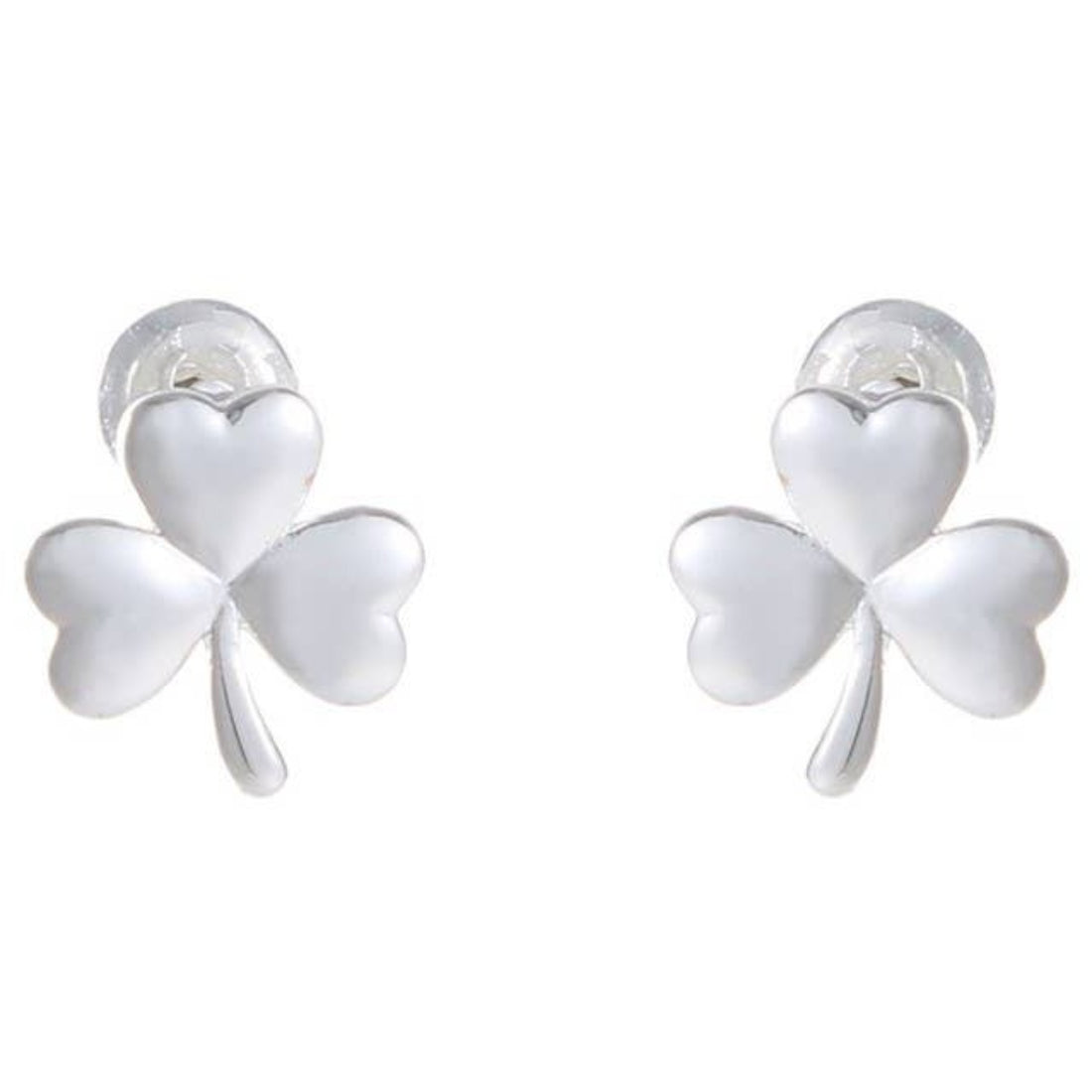Celtic Ore Plain Shamrock Earrings