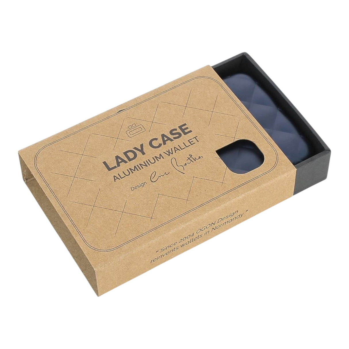 ÖGON Design Helsinki Aluminum Card Holder