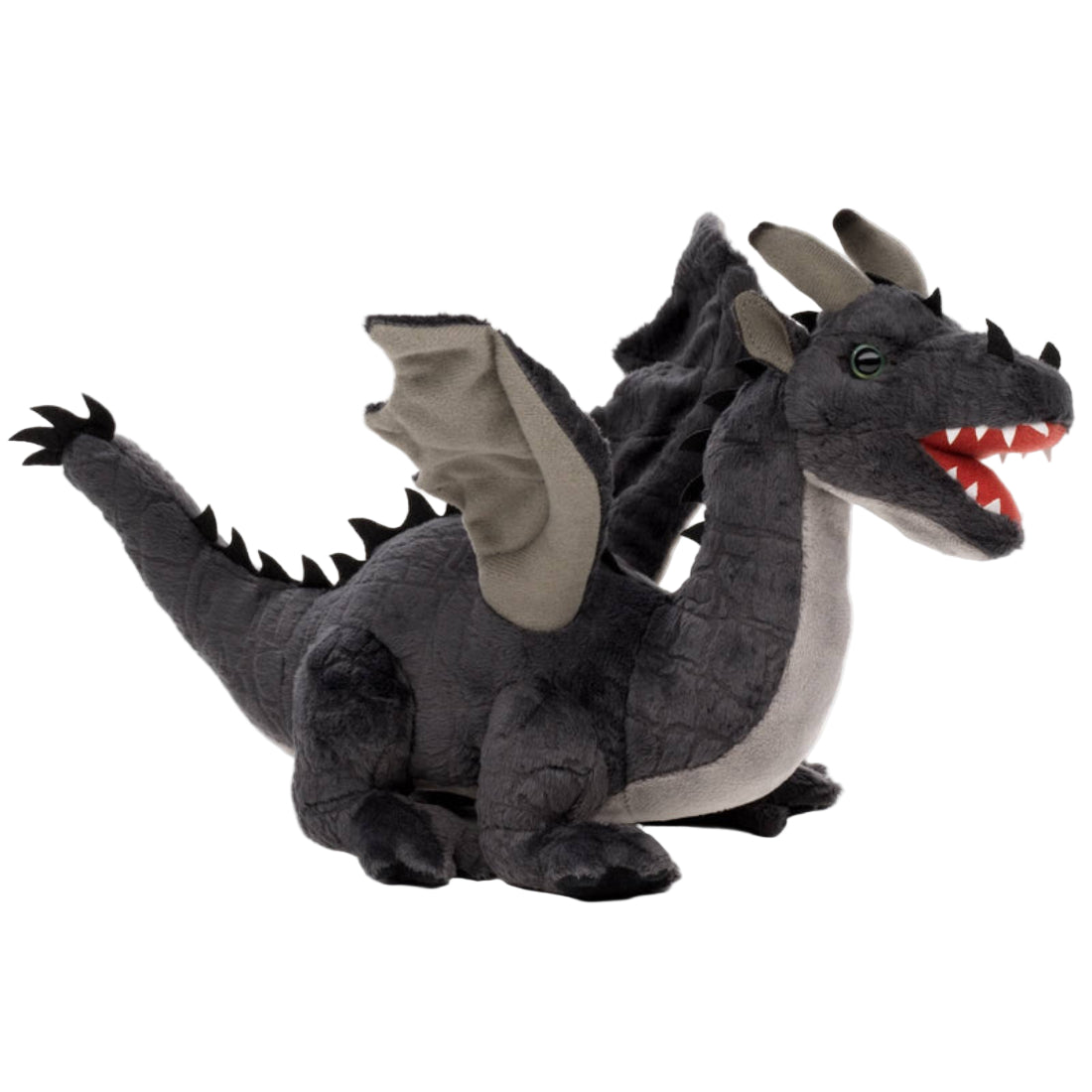 Uni Toys Grey Dragon 34cm Plush Toy