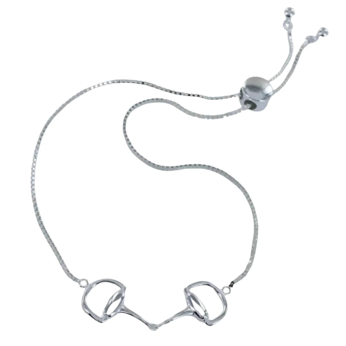Reeves Snaffle Slider Bracelet Silver