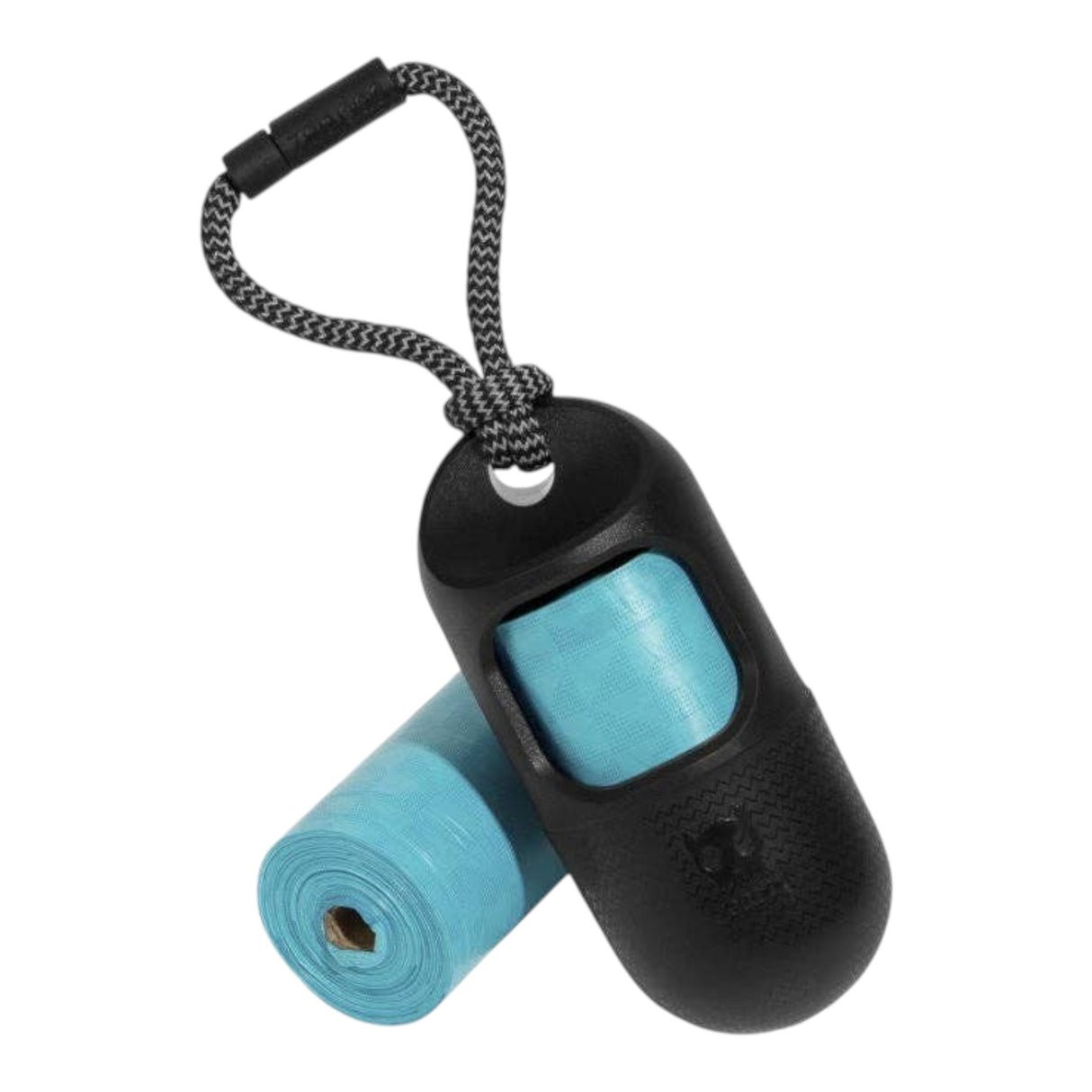 Hundog Poop Bag Dispenser Black with 1 Roll